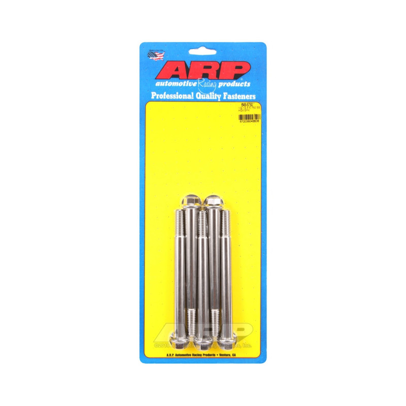 Șuruburi și piulițe universale ARP 1/2-13 – Șuruburi hexagonale din oțel inoxidabil x5 - ARP-646-5750 - 646-5750 - 3666618194233